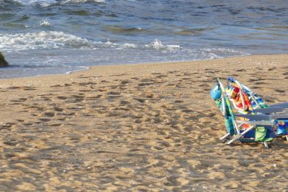 Chair on beach